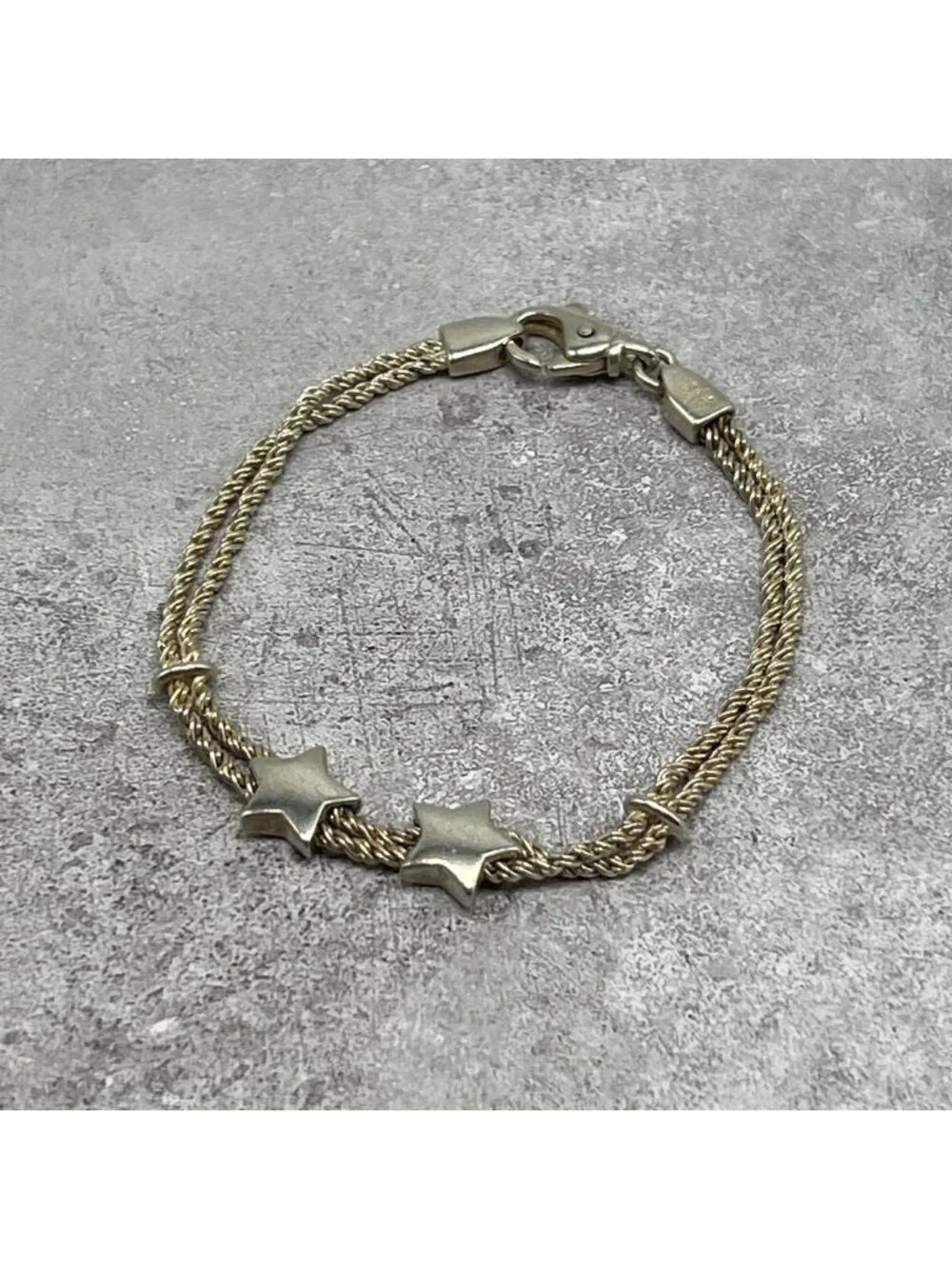 Tiffany & Co Double Rope Star Bracelet Vintage